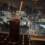 鉄板焼 石狩 - アイスコーヒーはバー サッポロビューにて