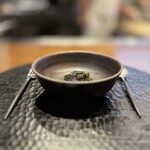 季音 - 昆布締めしたキャビアと野菜
