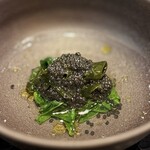 季音 - 昆布締めしたキャビアと野菜