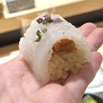 蔵六雄山 - アオリイカとバフンウニ