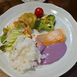 キッチン ブルー グローブ - みたびワンプレート、