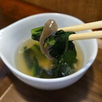 キッチン ブルー グローブ - 具沢山なスープ