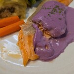 キッチン ブルー グローブ - ふた切れ目も肉厚！