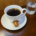 キッチン ブルー グローブ - ホットコーヒーの