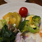 キッチン ブルー グローブ - 最後の野菜