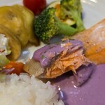 キッチン ブルー グローブ - まだ肉厚なポワレ