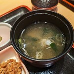 すし処 きみ - 味噌汁