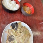 中華　友 - 「肉野菜炒め」