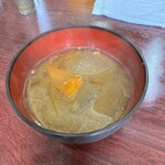 中華　友 - 珍しく「豚汁」