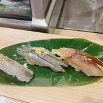 立喰い鮨 海幸 - 光り物3貫