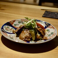 九条ねぎと三崎マグロ唐揚げ 葱醤油