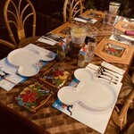 ポリネシアンテラス レストラン - 準備して有るテーブル