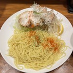 広島つけめん まるとちび - 麺は普通盛り トッピングはチャーシューを選択