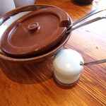 豚旨 うま屋 ラーメン 名北店 - ニンニクとニラ唐辛子