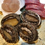 鉄板焼 石狩 - 鮑