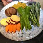 鉄板焼 石狩 - 美味しそうな野菜