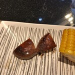 鉄板焼 石狩 - 椎茸は肉厚