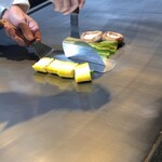 鉄板焼 石狩 - 野菜も美味すぎる