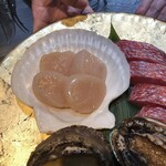 鉄板焼 石狩 - 帆立