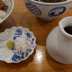 まん作 - 薬味＆つゆ