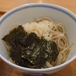 まん作 - 冷そば接写