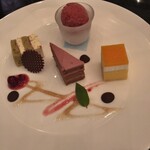 サッポロ ビュー - デザートプレート、レベル高いです。