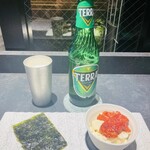 参鶏湯 tan - 韓国瓶ビール テラ、お通し