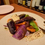 ビストロ ラグリ - 野菜のグリル  農家さんの直送野菜