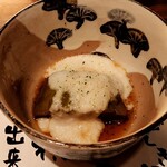 たでの葉 - 茄子揚げ浸しとろろがけ