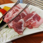 油屋旅館 - 信州ポーク肩ロース陶板焼き