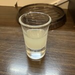 麺屋大河 - 食前の生姜ジュース