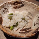 ことわりをはかるみせ ばんどう - 枝豆ごはん