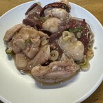 平壌苑 - ギアラとレバー(塩)