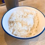 麺屋 壱心 - 追いめしが付いてきます。美味しく食べ切れる程よい量でお店のセンスを感じます♪