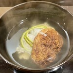 澤田 - 淡路由良の鱧と松茸の煮物椀