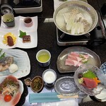 悠久の宿　滝美館 - 豚しゃぶしゃぶ。鰻もあり！