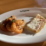 小倉 匠のパスタ ラ・パペリーナ - 笹鰈の一夜干し、地元で獲れた小海老