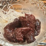 くじらのお宿 一乃谷 - 鯨肉の漬け