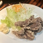 くじらのお宿 一乃谷 - 鯨肉唐揚げ