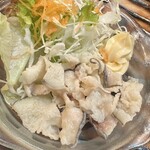 くじらのお宿 一乃谷 - 鯨肉湯引き