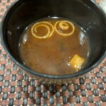 梅田 鮨 個室 みや川 - 赤出汁