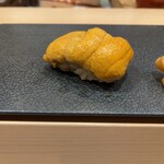 梅田 鮨 個室 みや川 - 根室のムラサキウニ
