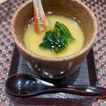 梅田 鮨 個室 みや川 - カニの茶碗蒸し