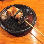 松山炭火焼鳥 鶏じ - ねぎま