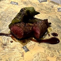 prospero - メイン料理
                    　・えぞ鹿フィレ肉　赤ワインのソース