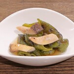 トリワイン ＰＩＫＯＳＨＨＨＵ - 甘長ししとうとエリンギの焼き浸し