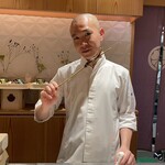 銀座 しのはら - ポーズつけすぎると大将に怒られますけど