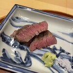 銀座 しのはら - 飛騨牛網焼き(追加)