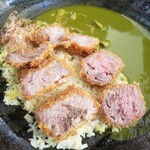 ジャパニーズ スパイス カリー ワッカ - グリーンカツカレー