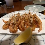 お食事処あゆ - 四万十川、かどうかは知らんけど川エビ